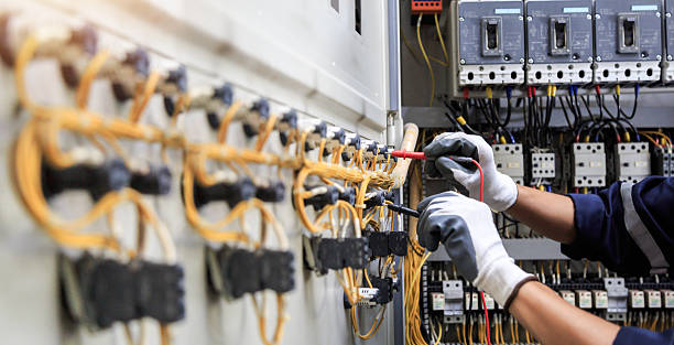 Professional Electrician technician working in Olivia, MN